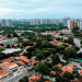 vista da cidade de fortaleza com copas verdes das árvores