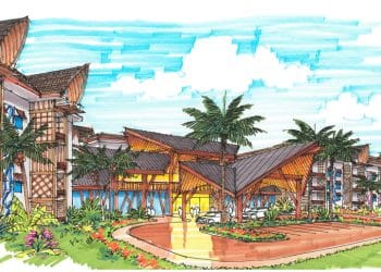Projeção artística beach park